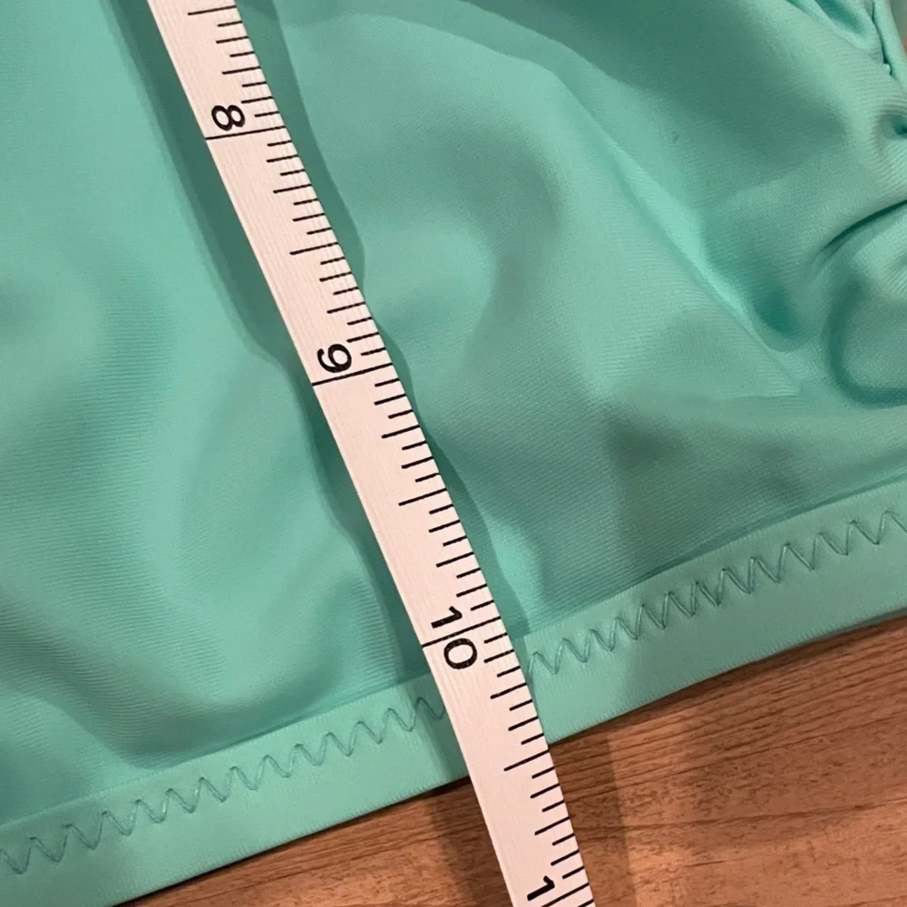 NWOT Red Carter Turquoise Cut Out & Open Back bikini Top XST Boho Beach Festival - Picture 5 of 6